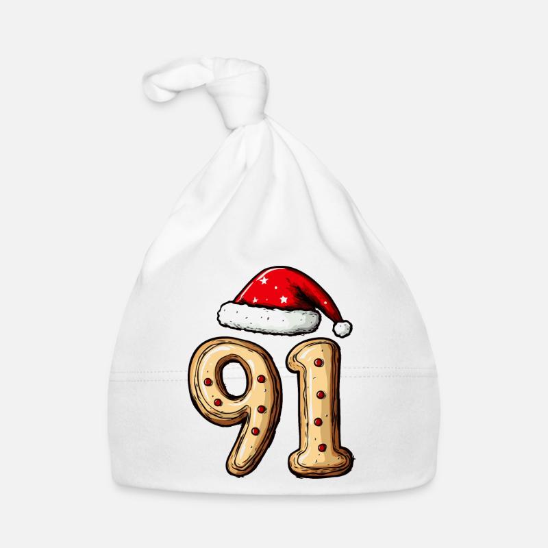 Biscuit de Noël à 91 chiffres Bonnet bio Bébé