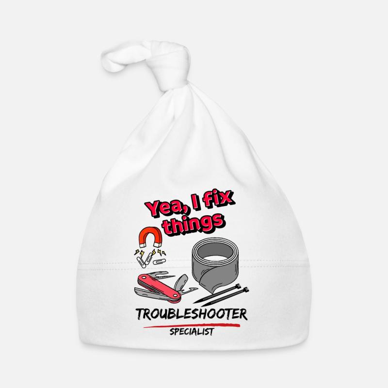 yes, I fix things Organic Baby Cap