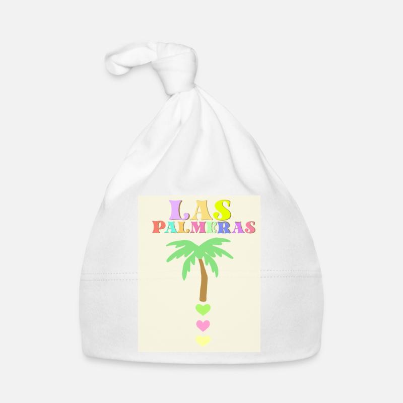 Palmier pastel Bonnet bio Bébé