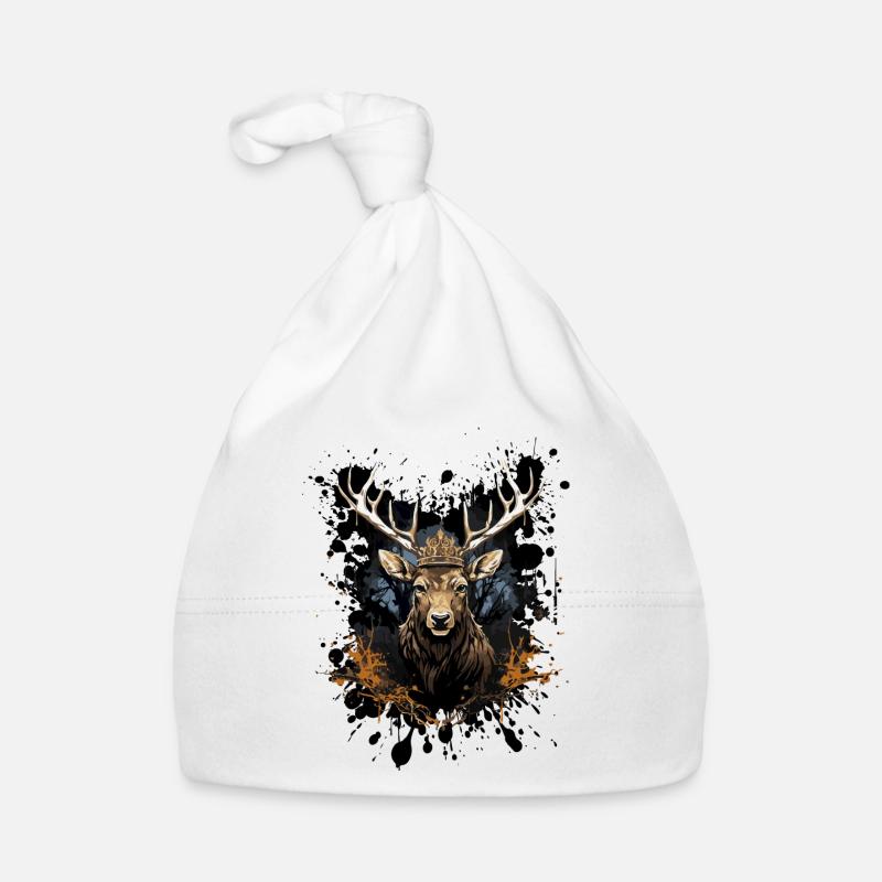 Deer King Organic Baby Cap