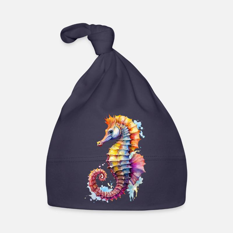 Seepferdchen Baby Bio-Mütze