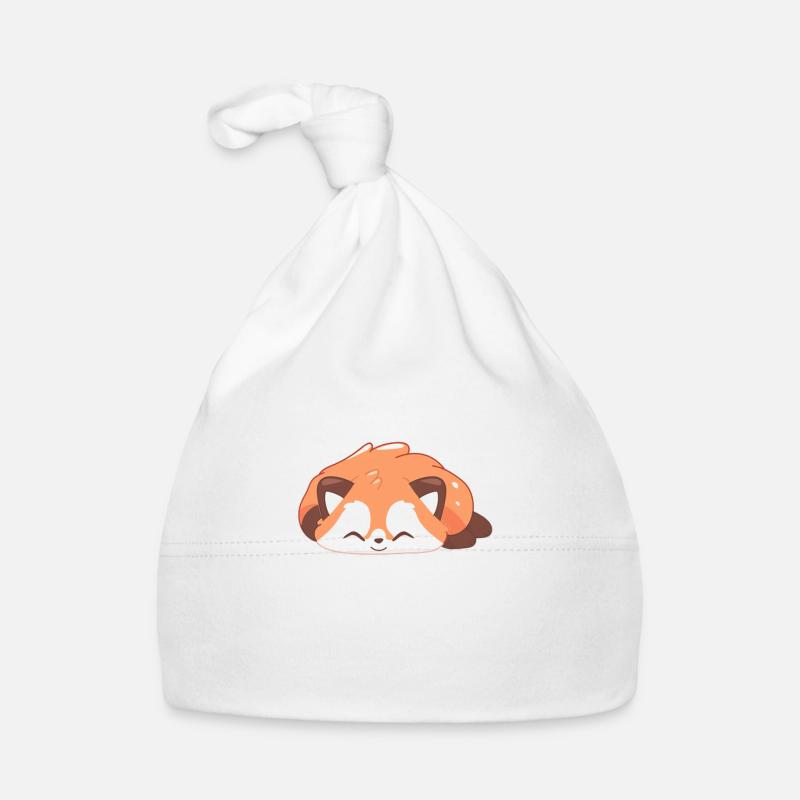 Bezaubernder Roter Panda Baby Bio-Mütze