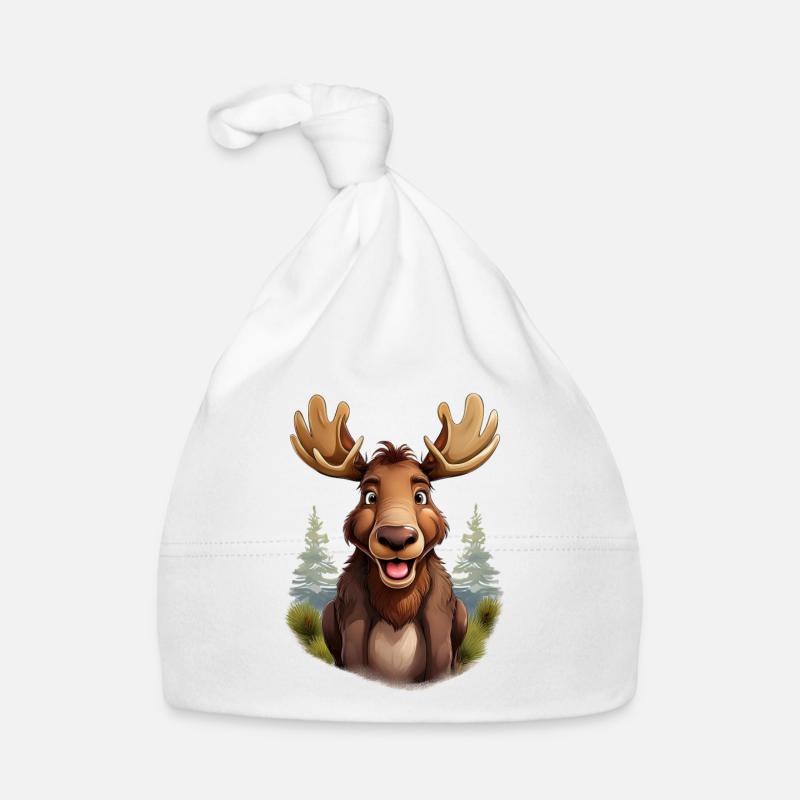 Elch Baby Bio-Mütze