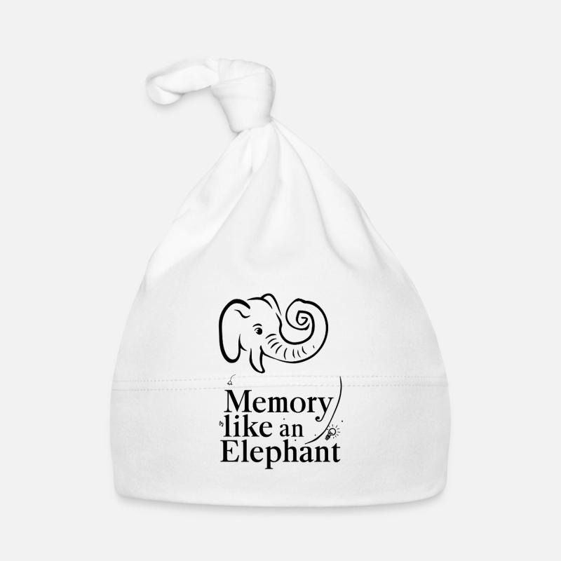 Memory Like an Elephant Baby Bio-Mütze