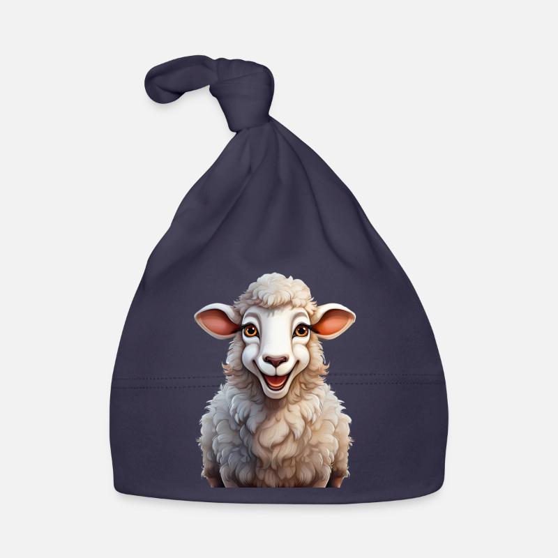 Moutons heureux Bonnet bio Bébé