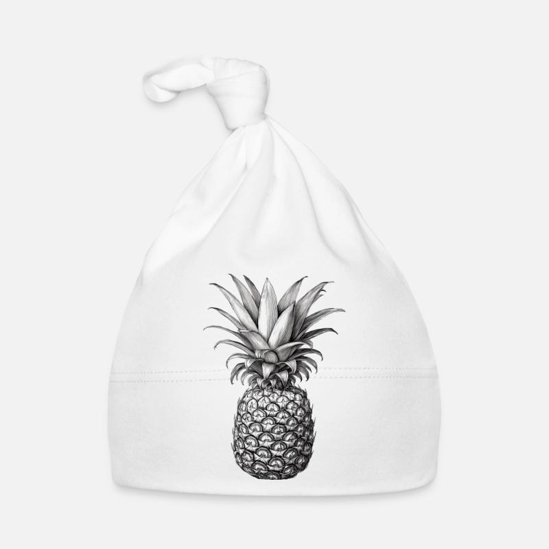 Ananas Baby Bio-Mütze