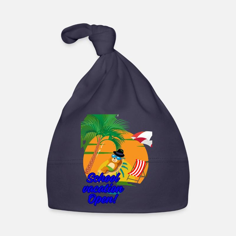 School vacation Organic Baby Cap