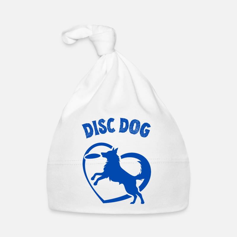 Chien de disque Bonnet bio Bébé