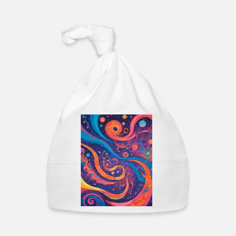 Cosmic abstraction Organic Baby Cap