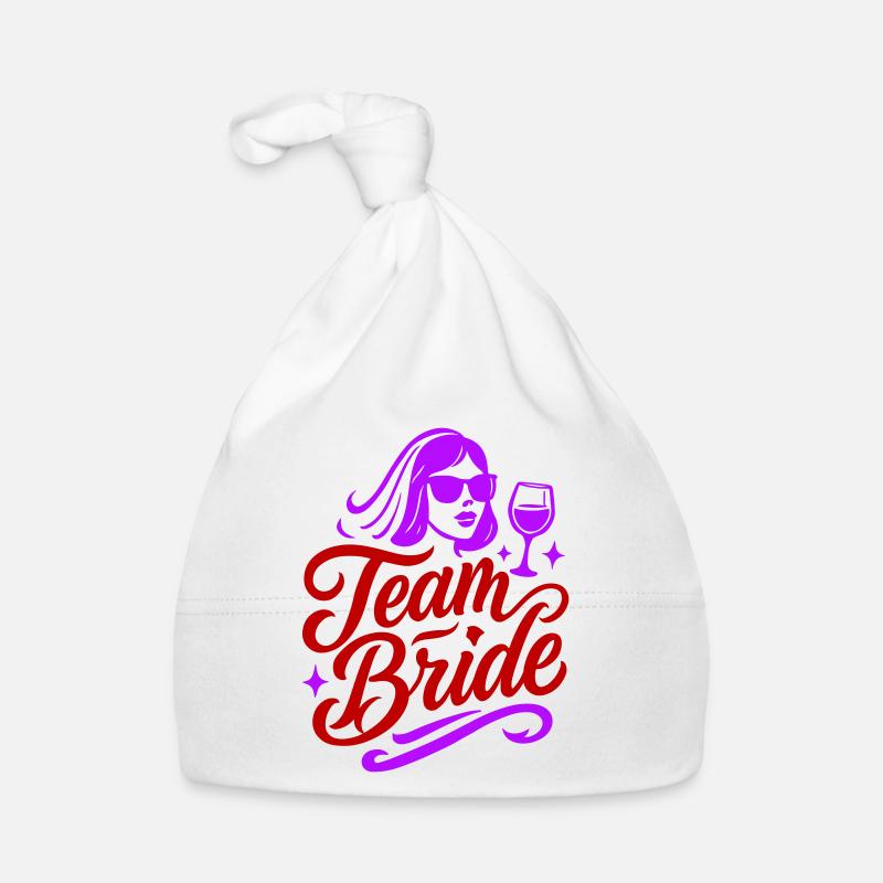 Team bride bachelorette Organic Baby Cap