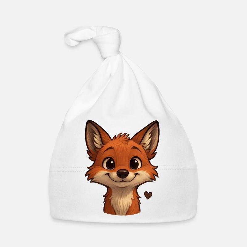 Happy Fox – clever & charming Organic Baby Cap