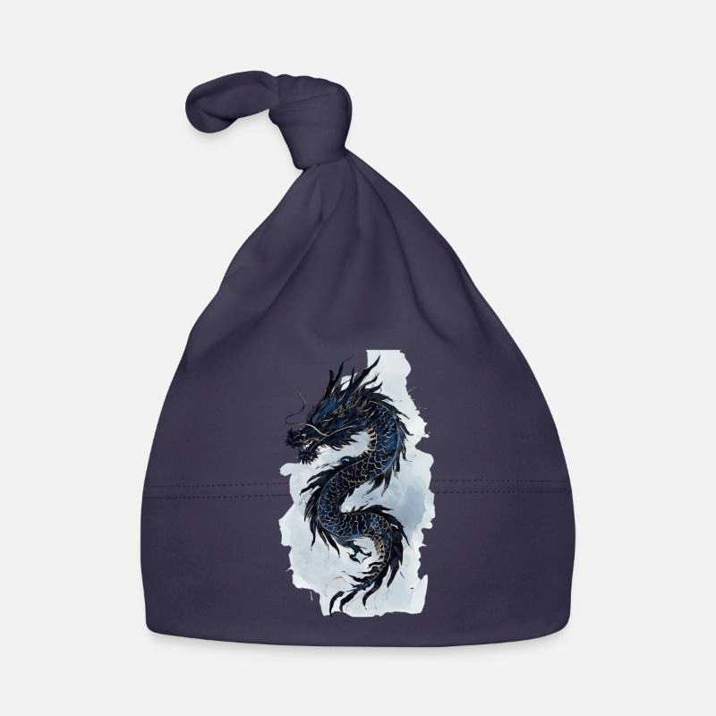 Drache China Mythologie Geschenk Baby Bio-Mütze