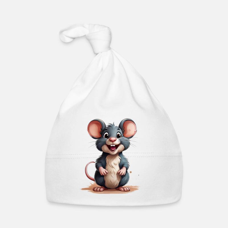 Mouse or rat Organic Baby Cap