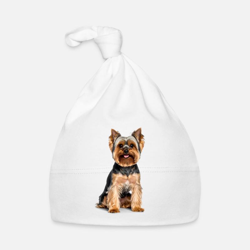 Yorkshire Terrier – Petit, mignon et plein de caractère ! Bonnet bio Bébé