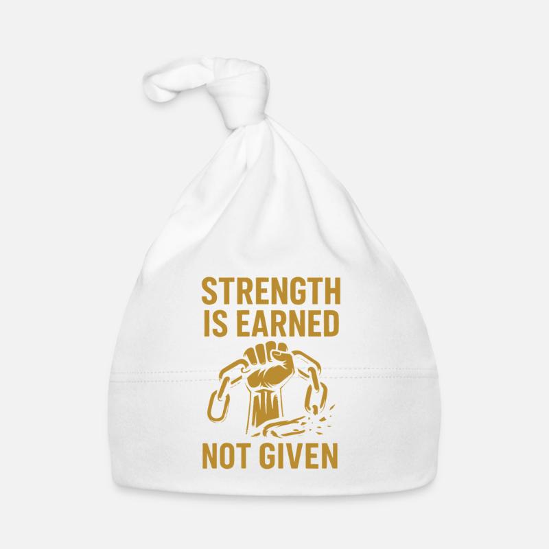 Empowered Strength Graphic T-Shirt Organic Baby Cap
