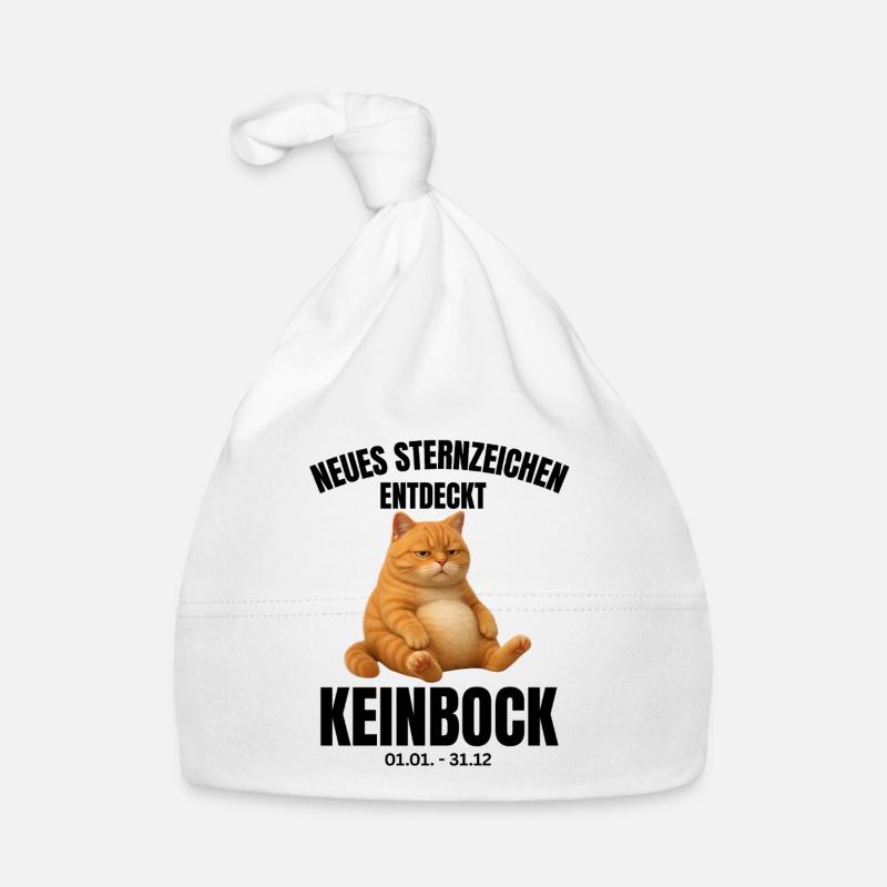 KEINBOCK Katzer Sternzeichen Horoskop Kater Baby Bio-Mütze