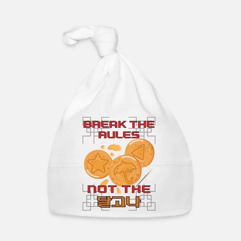 Break the Rules Not the Dalgona – Korean Candy Baby Bio-Mütze