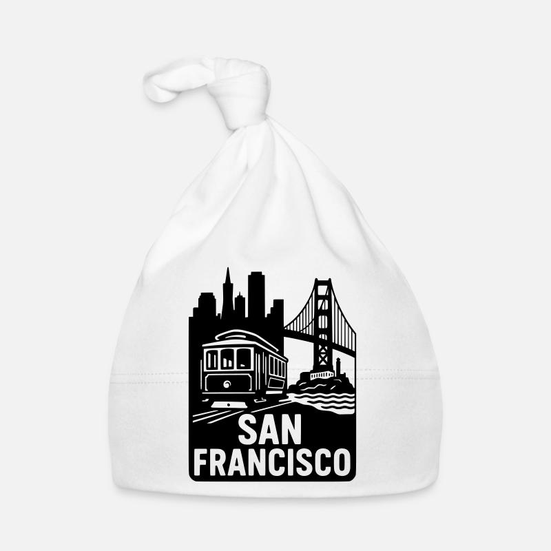 San Francisco Silhouette Bonnet bio Bébé