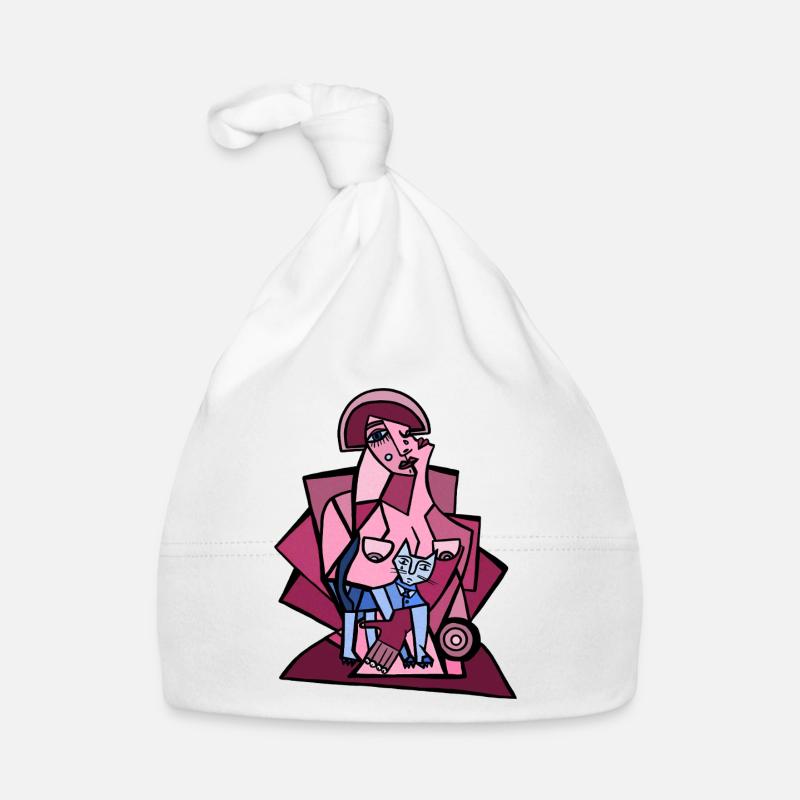 Moi, trop réfléchir avec mon chat Bonnet bio Bébé