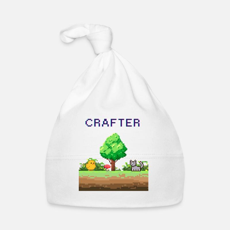 Pixel Crafter Waldabenteuer Baby Bio-Mütze