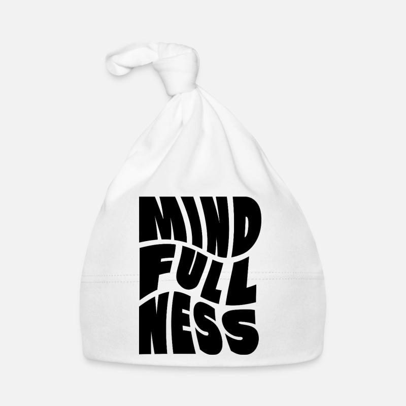 Achtsamkeit-Logo-Design Baby Bio-Mütze