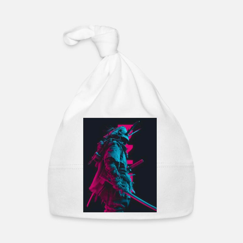 Samurai im Schatten Baby Bio-Mütze