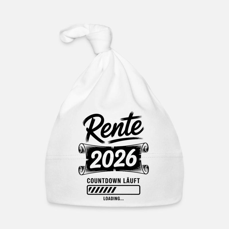 Rente Countdown 2026 Baby Bio-Mütze