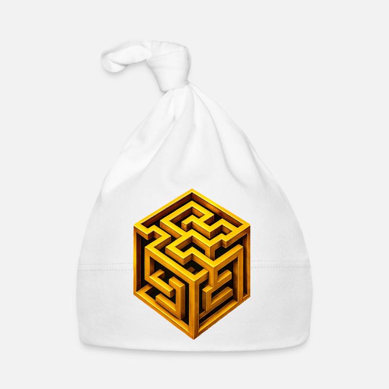 Labyrinthe du Cube d’Or Bonnet bio Bébé