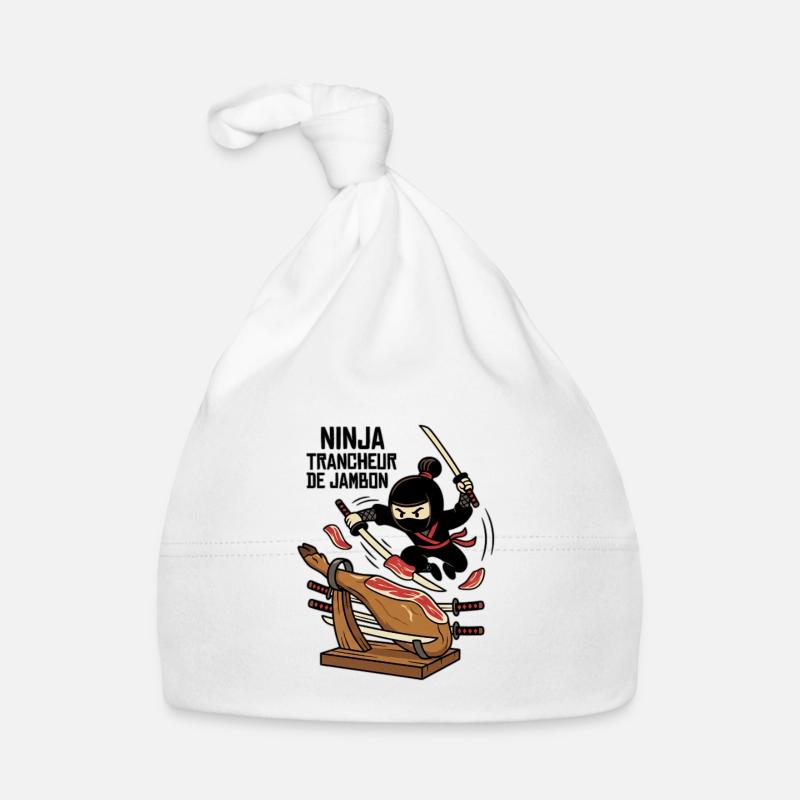 Ninja HelloFofie Ham Slicer Organic Baby Cap