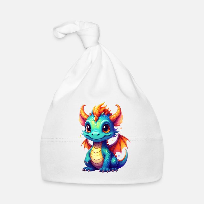 Dragon mignon Bonnet bio Bébé