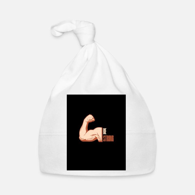 Sei stark Baby Bio-Mütze