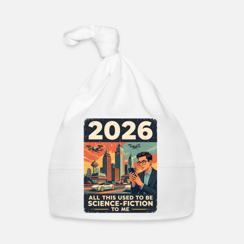 Das Jahr 2026 — klingt nach Science-Fiction, oder? Baby Bio-Mütze