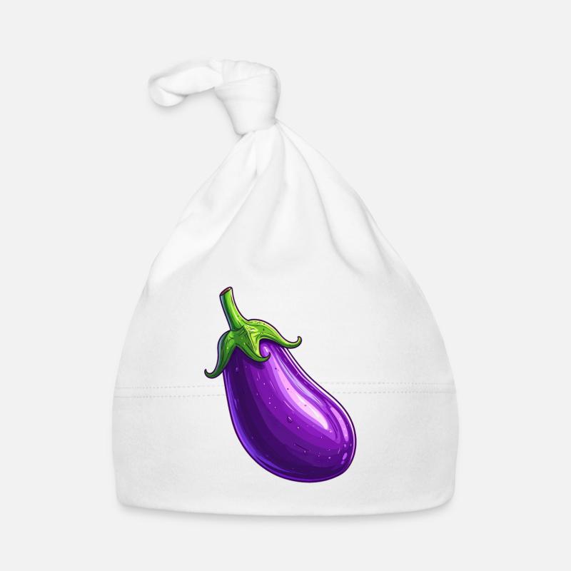 eggplant Organic Baby Cap
