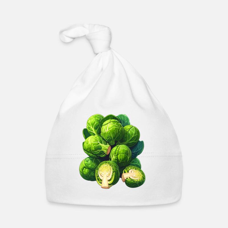 Brussels sprouts Organic Baby Cap