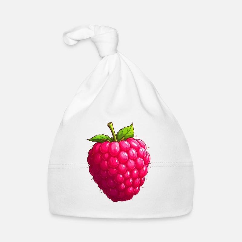 Raspberry Organic Baby Cap