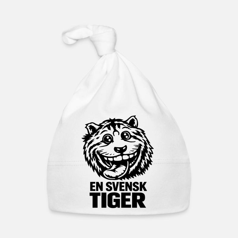 Ein schwedischer Tiger Baby Bio-Mütze