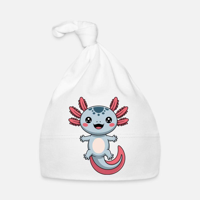 Axolotl Cute Comic Organic Baby Cap
