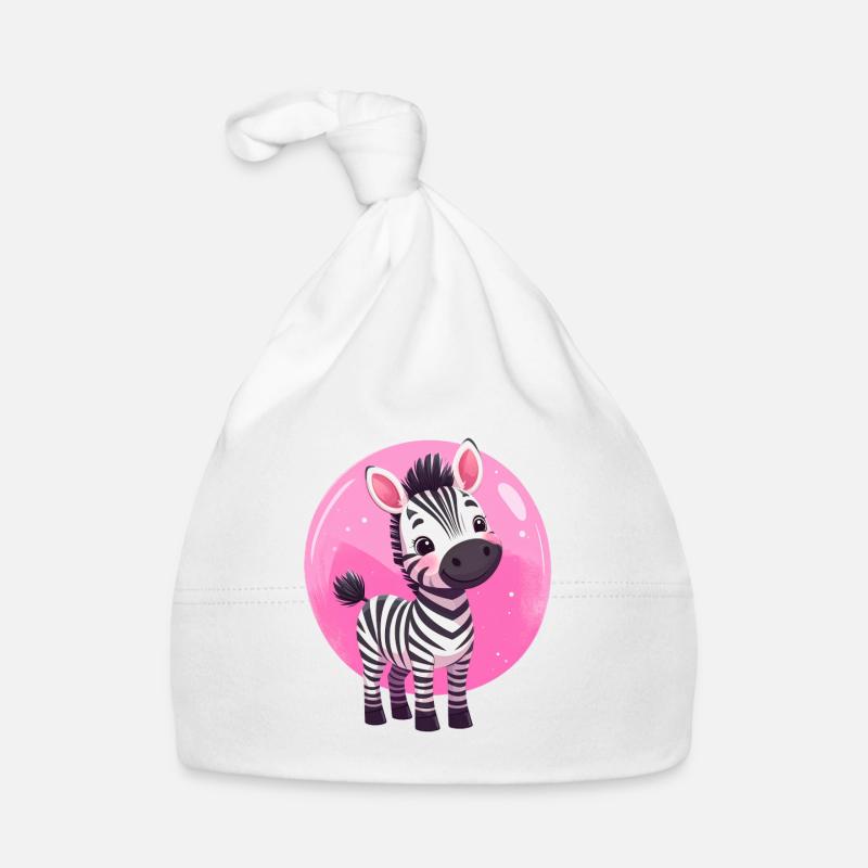Zebra Organic Baby Cap