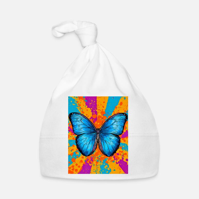 Schmetterling Baby Bio-Mütze