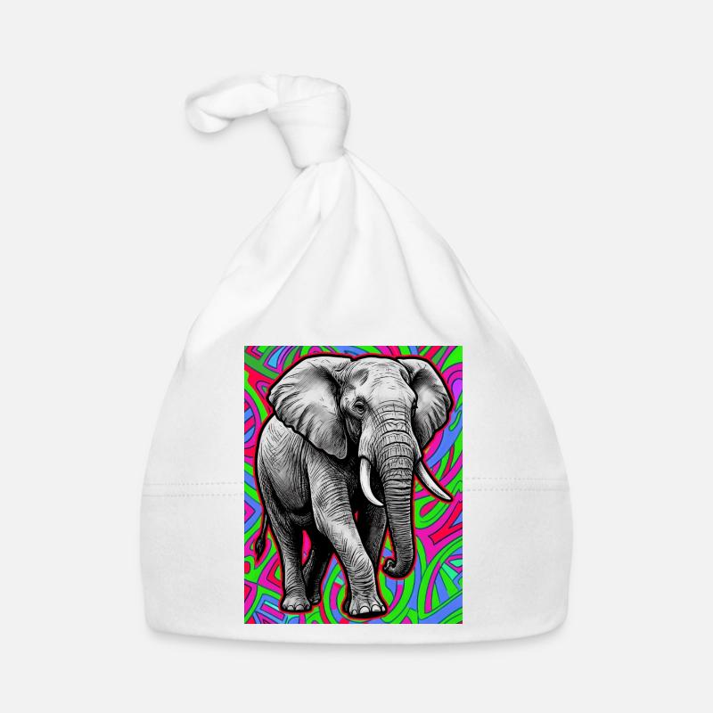 Elefant Baby Bio-Mütze