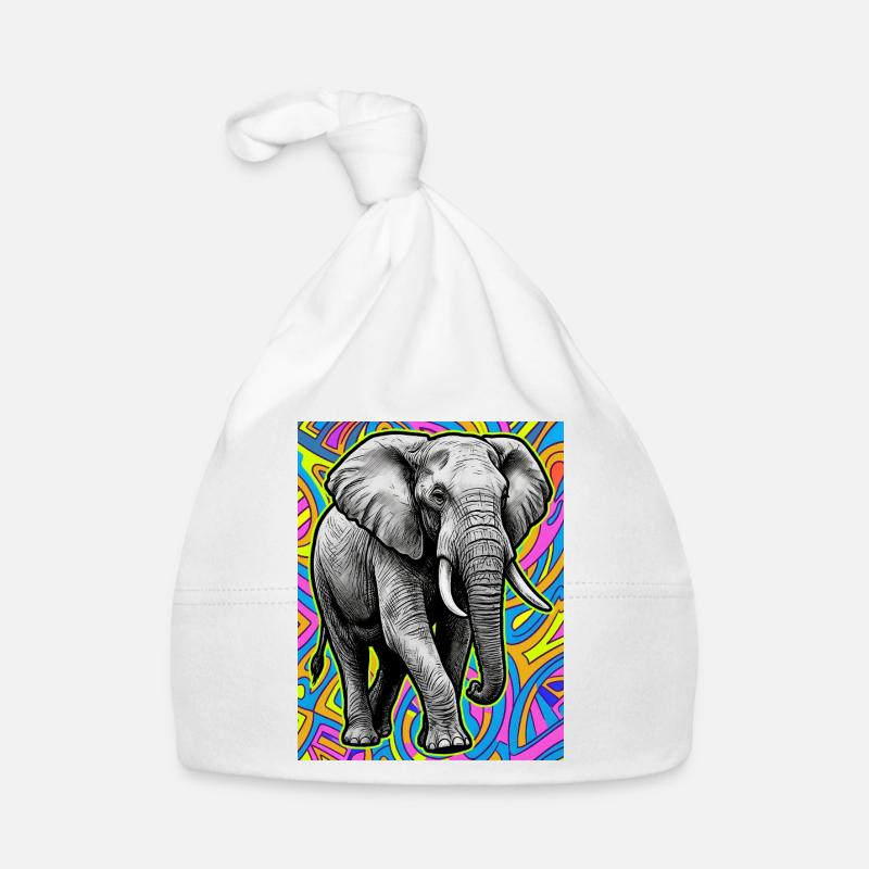 éléphant Bonnet bio Bébé