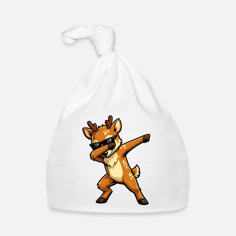 Dabbing Deer Organic Baby Cap