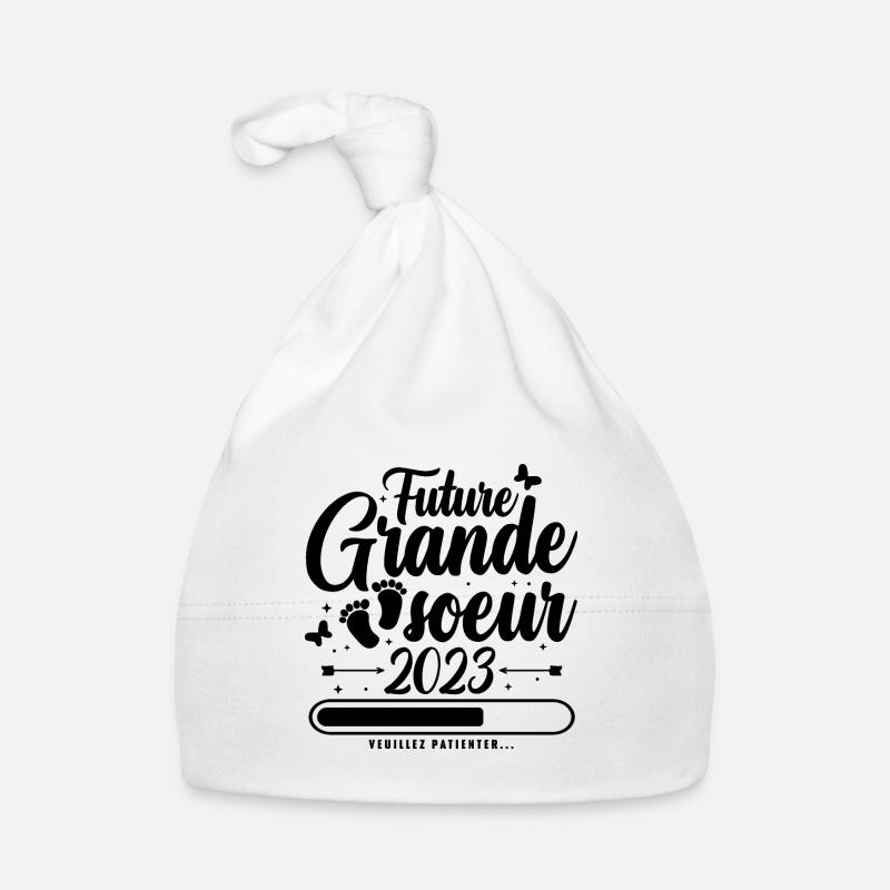 Future Grande Soeur 2023 Bonnet bio Bébé
