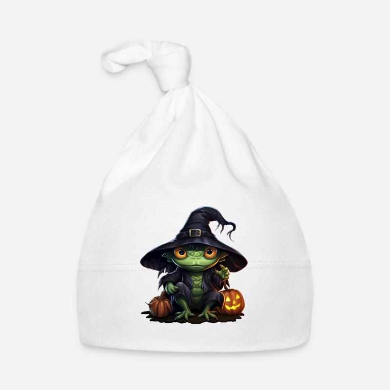 Halloween Frog Organic Baby Cap