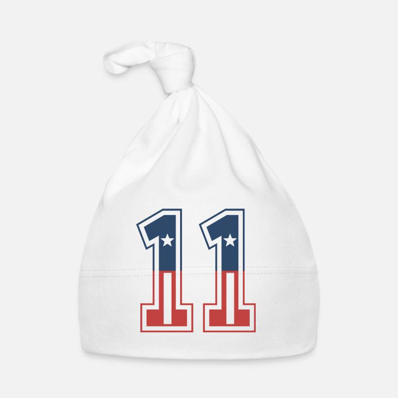 Nummer 11 USA Baby Bio-Mütze