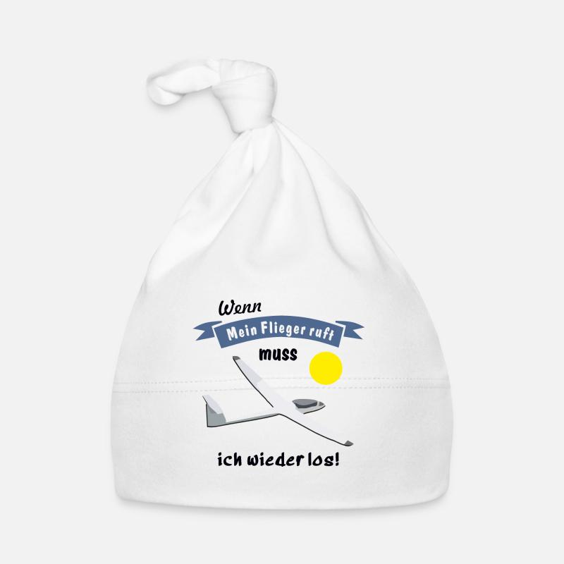 wenn mein flieger ruft Baby Bio-Mütze