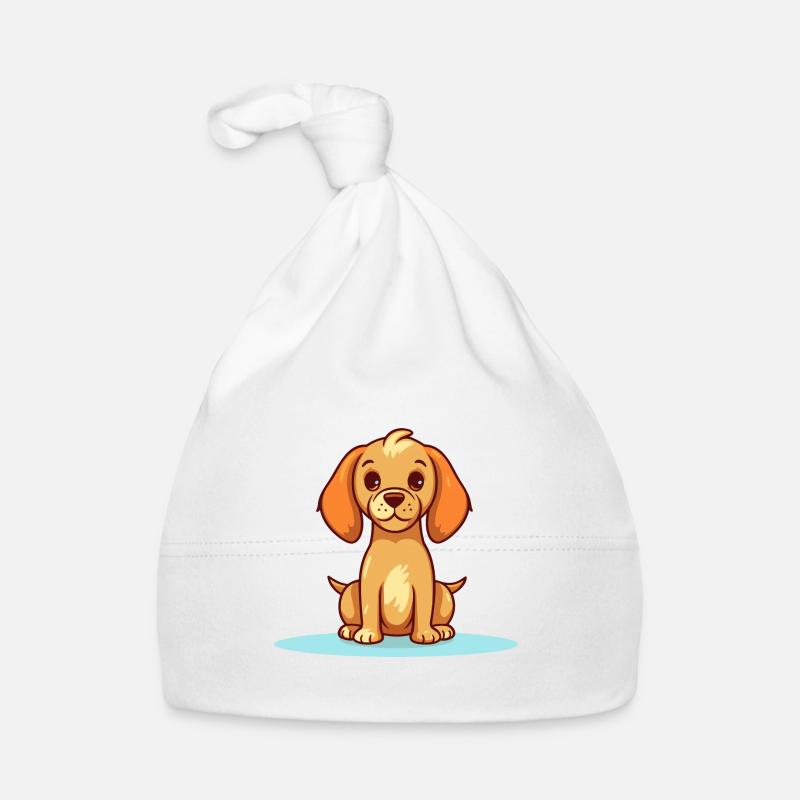 Conception de chien mignon pour les propriétaires de chiens Bonnet bio Bébé
