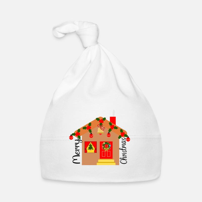 Merry Chritmas Organic Baby Cap