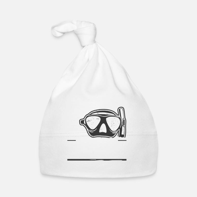 Snorkeling Diving I'd rather be snorkeling Organic Baby Cap