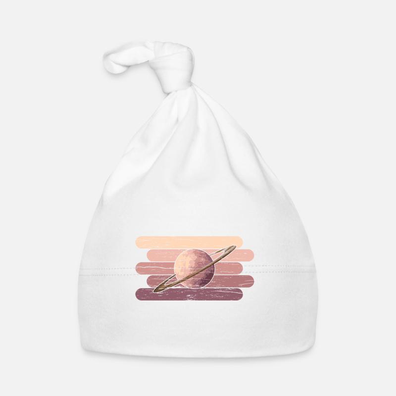 Make Saturn Great Again - Organic Baby Cap - white